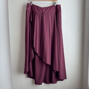 NWT Halara Breezeful High Waisted High Low Flowy Quick Dry Midi Skirt Size 1X